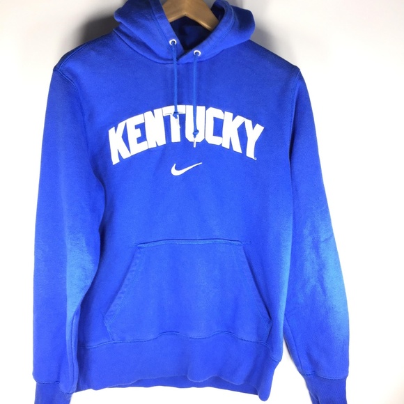 nike foundation overhead hoodie blue